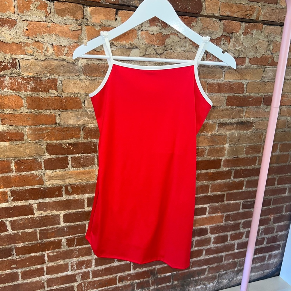 Sadie & Sage Red Tennis Dress with Shorts Underneath
